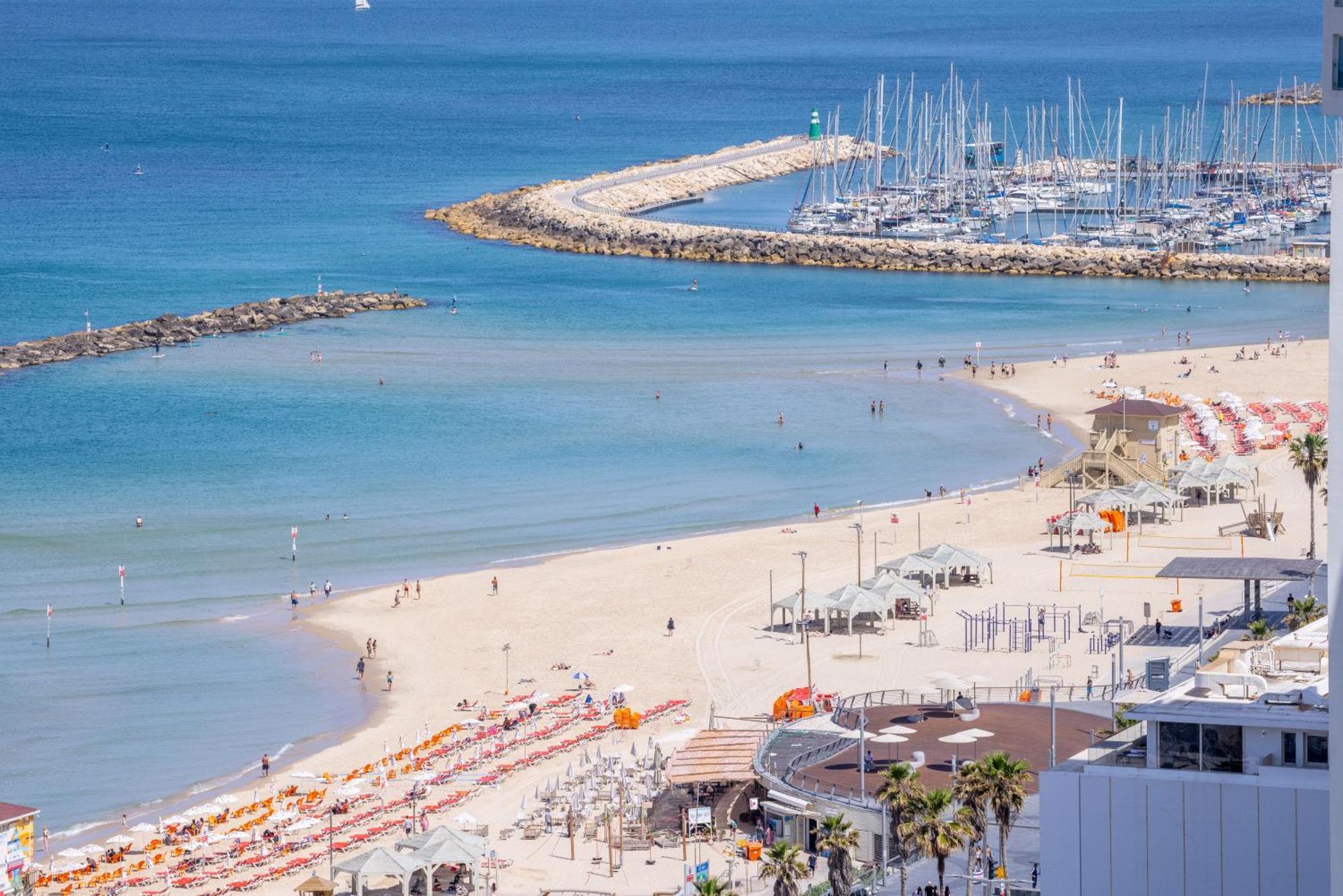 Superb Beachfront Apartments With Shelter By Sea N' Rent Tel Awiw Zewnętrze zdjęcie