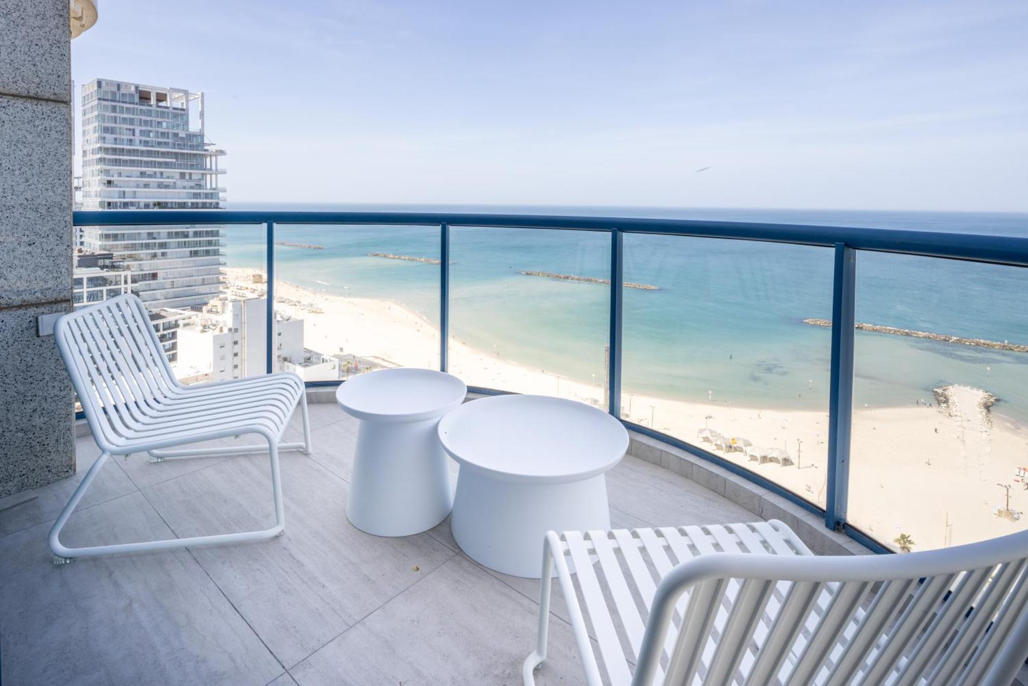 Superb Beachfront Apartments With Shelter By Sea N' Rent Tel Awiw Zewnętrze zdjęcie