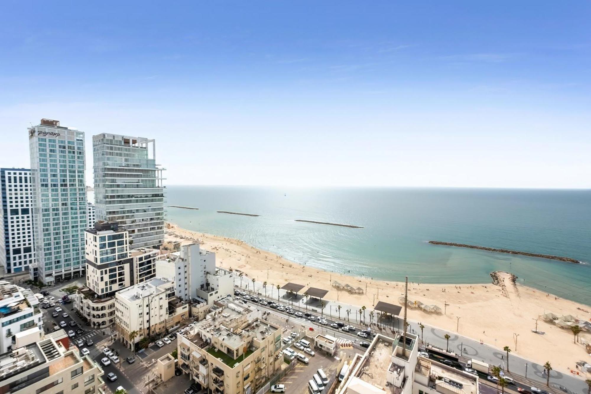 Superb Beachfront Apartments With Shelter By Sea N' Rent Tel Awiw Zewnętrze zdjęcie