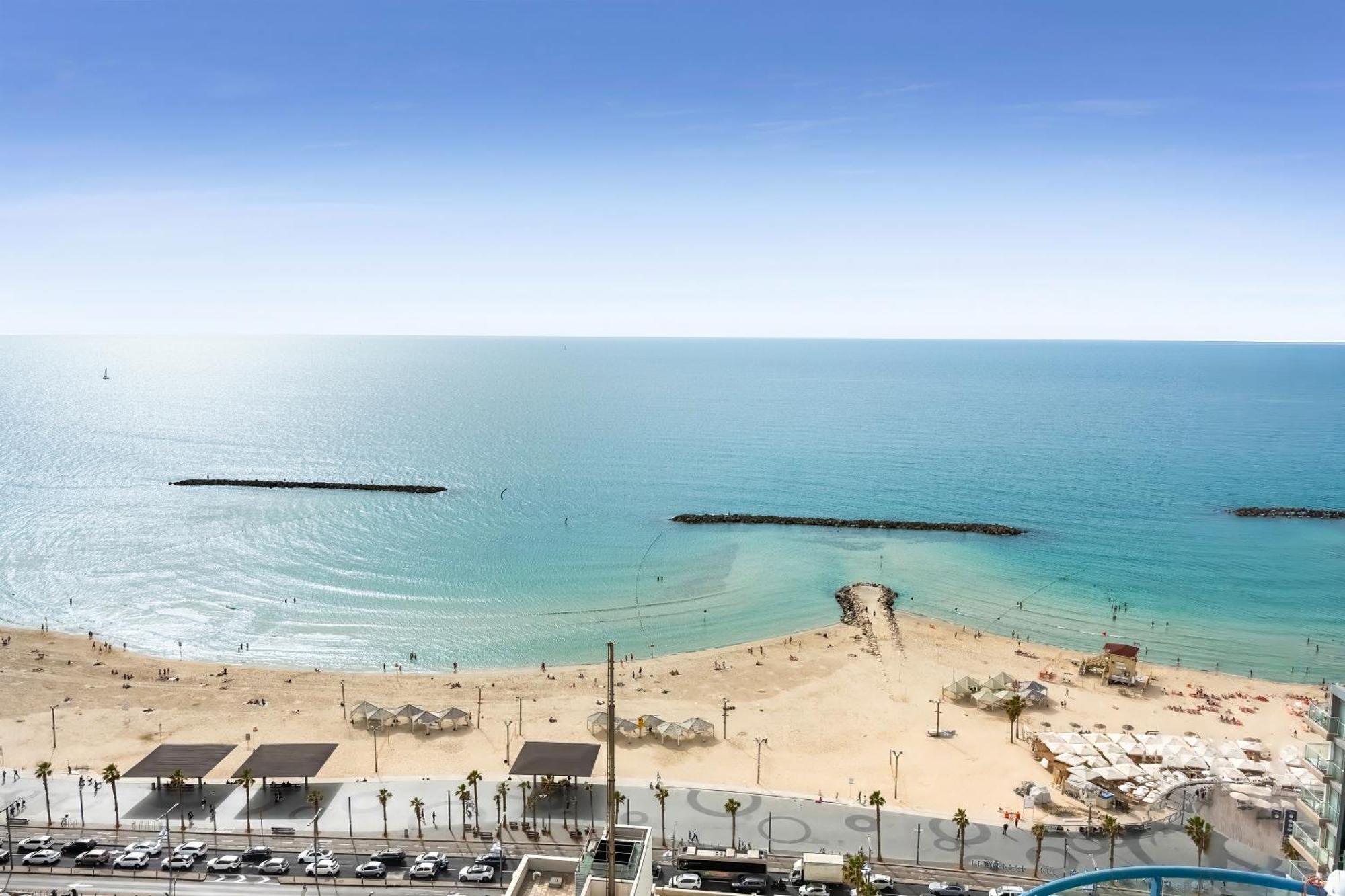 Superb Beachfront Apartments With Shelter By Sea N' Rent Tel Awiw Zewnętrze zdjęcie