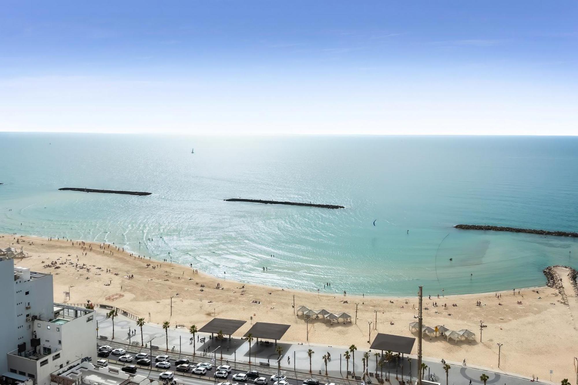 Superb Beachfront Apartments With Shelter By Sea N' Rent Tel Awiw Zewnętrze zdjęcie